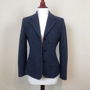 Ralph Lauren wool navy blazer size 4